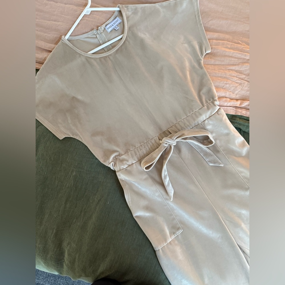 Piper & Scoot Velvet Bianca Jumpsuit
